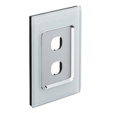2 Gang Grid & Plate Saturn  Ocean Mist   4032VH-OM