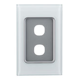 2 Gang Grid & Plate Saturn  Ocean Mist   4032VH-OM