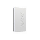 Clipsal Saturn 3 Gang Switch ZEN WHITE - Z4063PBL-ZW